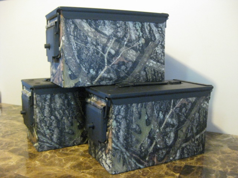 True Timber Conceal Hydro Dipped .50 cal case